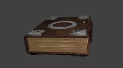 Old book Free low-poly  3D model