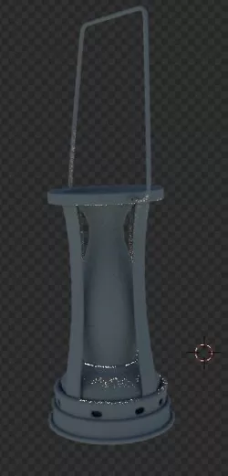 Old lamp Free 3D model