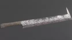 Orc Sword Free low-poly  3D model