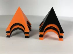 Paint Pyramids Free 3D model