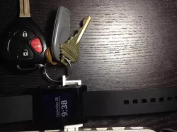 Pebble Charger Key chain