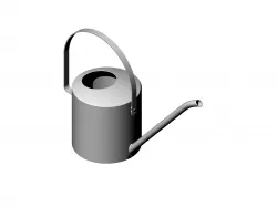 Peter Holmblad stainless steel watering can Free 3D model