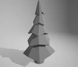 Pine tree Free low-poly  3D model