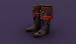 Pirate Boots 3D model