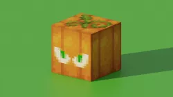 Pixeal pumpkim Free 3D model