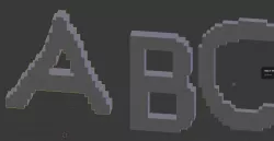 playdough cut out of the ABCs part one Free 3D model