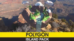 POLYGON - Island Pack Free low-poly  3D model