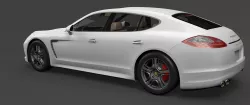 Porshe Panamera S Hybrid 2014 3D model