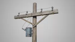 Power Pole 3D model