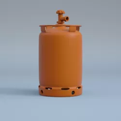 Propane Gas Tank Free 3D model