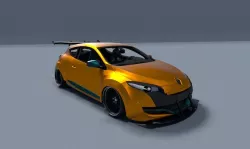 Renault Megane RS wide-body by Kaiser Design Free 3D model