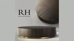 RH Machinto Round Coffee Table Free 3D model