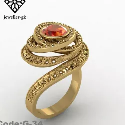 ring gem jewelery gold 3d model Free 3D model