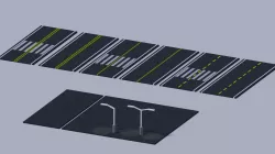 Road low-poly texture Texture