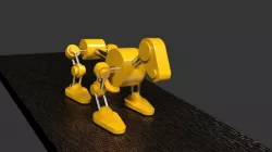 Robot dog 3D model