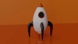 Rocket Free 3D model