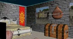 room in medieval style Free 3D model