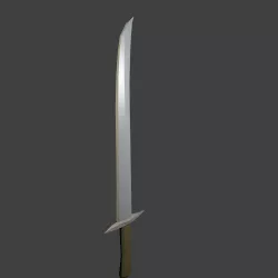 sabra sword Free low-poly  3D model