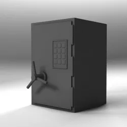 Safe storage of valuables models  Free 3D model