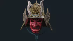 Samurai Mask 3D model