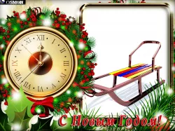 Santas sleigh Free 3D model