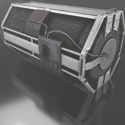 Sci-Fi Emergency Backup Generator - Free Download Free low-poly  3D model