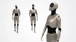 Sci-fi free robot BH-2 Free low-poly  3D model