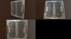 Sci Fi Pannel Modeling Unwrapping Texturing Baking Low-poly  3D model