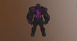 Shadow Golem Elemental Free low-poly  3D model