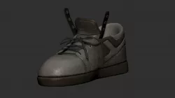 shoe model and poly paint Free 3D model