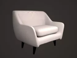 Simple armchair design Free 3D model