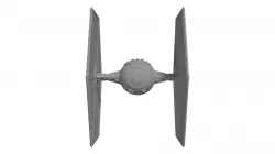 Simple Tie-Fighter Free 3D model