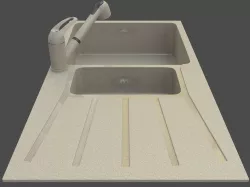 Sink with tap Free 3D model
