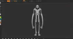 Skinny Creature Free 3D model