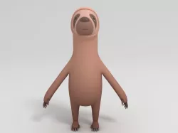 Sloth 3D model