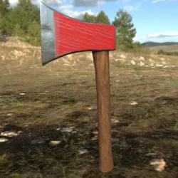 Small Axe Free low-poly  3D model