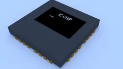 SMD IC chip Free low-poly  3D model