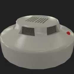 Smoke detector Free 3D model