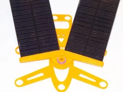 Solar panel mount for Spider Rover