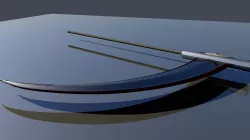 soul eater scythe Free low-poly  3D model