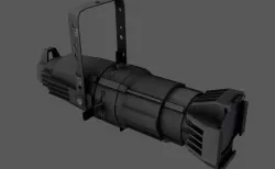 Source 4 Theatre Light - Game-Ready  Low-poly  3D model