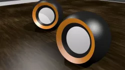 Speakers model - Blender Free 3D model