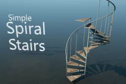Spiral Stairs Free 3D model