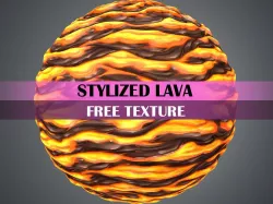 Stylized Lava Texture Texture