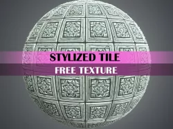 Stylized Tile Texture Texture