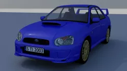 Subaru Impreza STI 2003 3D model