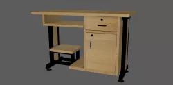 Table Free low-poly  3D model