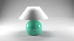 Table lamp Free low-poly  3D model