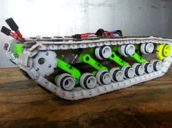 Tank Track, Double Idler, Arms, Beams