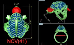 TOAD RING Free 3D model